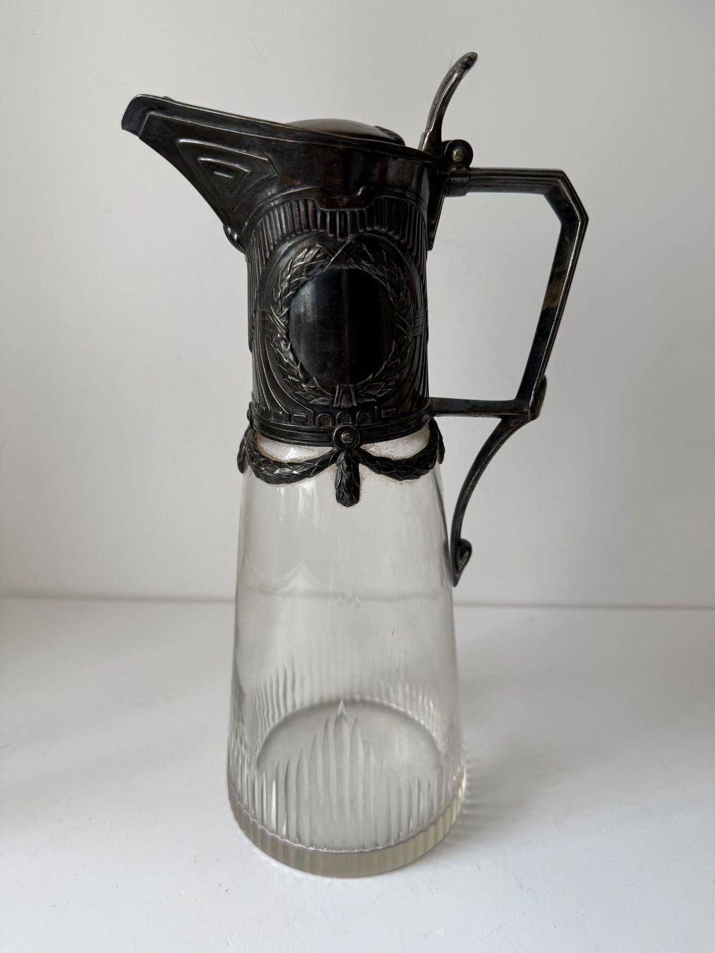 Caraffe: Antike Jugendstil Glaskaraffe – Usato da Zwingen venduto da moje1 9