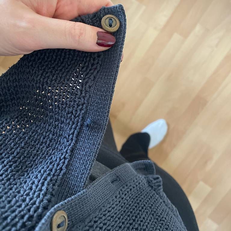 Giacche: Dunkelblauer Strick-Cardigan – Usato da Itingen venduto da alexasoldie 3