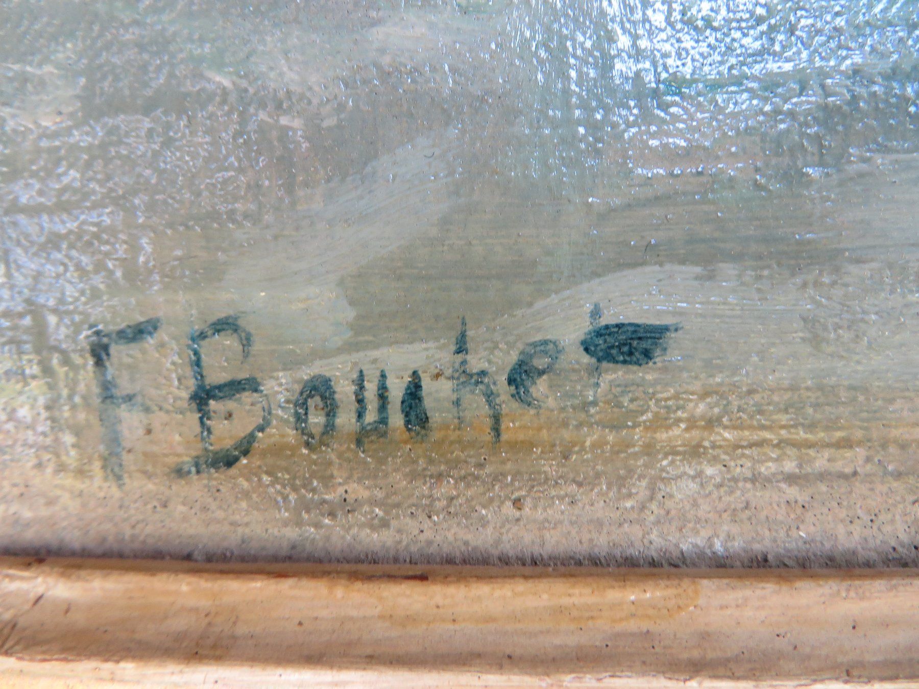 Tableaux: F Boucher grosse Oel Bild "la Rochelle" – D'occasion à Bad Ragaz par FutureZ 5