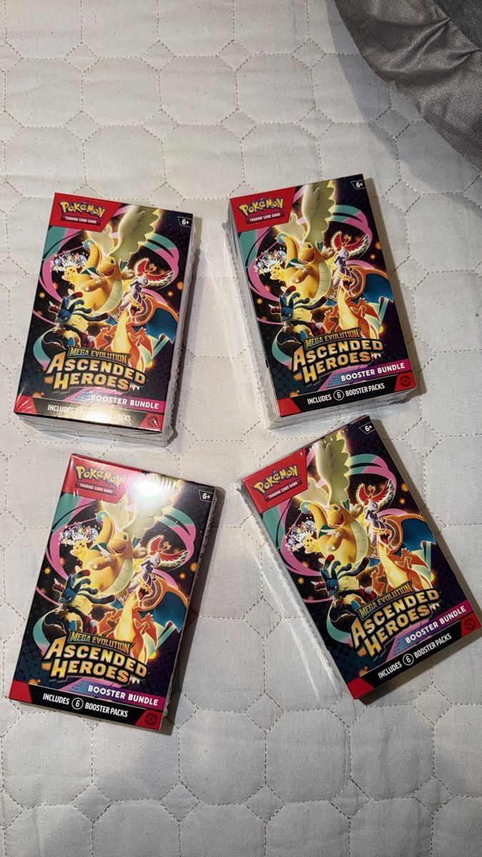 Pokémon Carte collezionabili: Pokémon Ascended Heroes Booster Bundle 4 pezzi English – Nuovo e nell'imballaggio originale da Giubiasco venduto da Jevoxx97