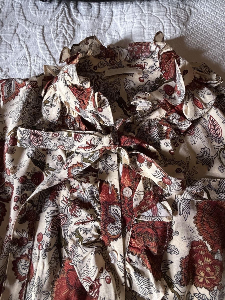 Ulla Johnson Camicette: Ulla Johnson Seidenbluse Gr US 4, DE 34/36 mit Rüschen – Nuovo (secondo la descrizione) da Rougemont venduto da phi_cbb8 5