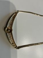 Elegante Halskette mit Stein, kein Gold Modeschmuck