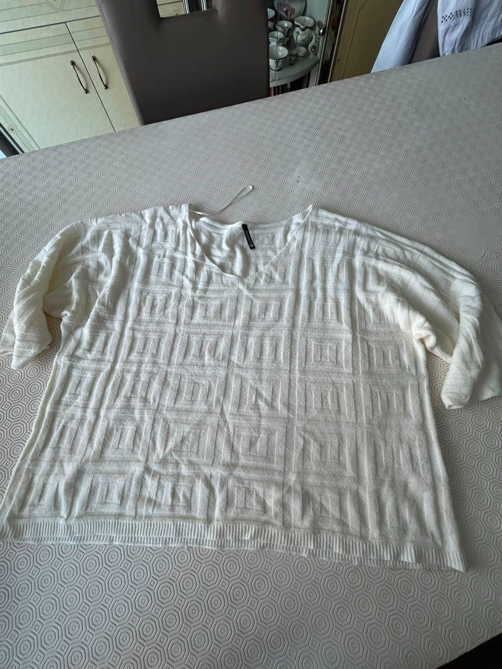 Pullover & Sweatshirts: Maglioncino bianco tg.L Chicorée – Gebraucht aus Melano von H-Sara