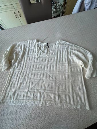 Maglioncino bianco tg.L Chicorée