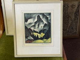 Brügger Arnold 1888-1975 Lithographie signiert