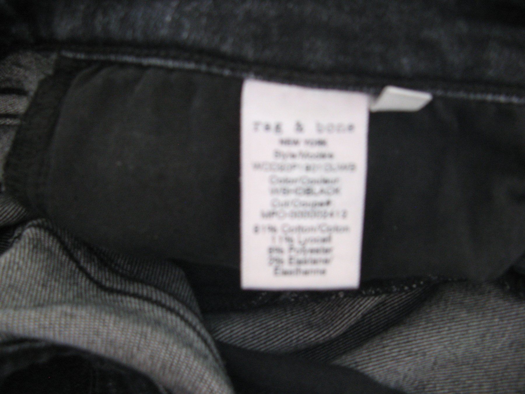 Hosen: Shorts schwarz stone washed Jeans Gr. 32 rag & bone – Gebraucht aus Zürich von apil 3