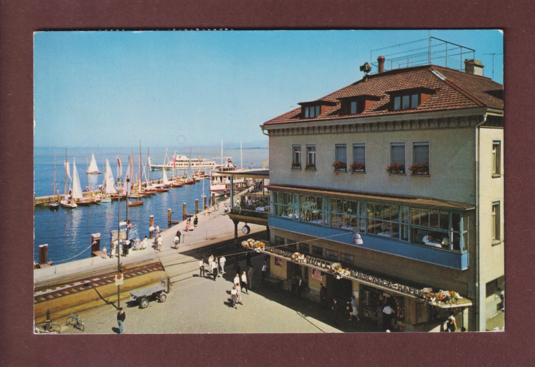 Cartoline postali: RORSCHACH - Hafen - 1968 – Usato da Pully venduto da nicecards