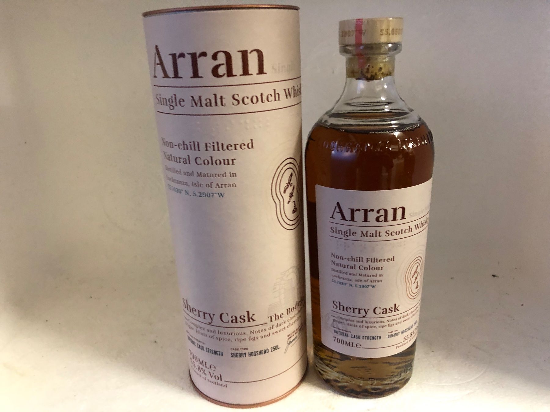 Arran Bevande alcoliche: 1 Flasche Arran The Bodega Sherry Cask Single Malt 55.8% – Nuovo e nell'imballaggio originale da Wöschnau venduto da Vinsale