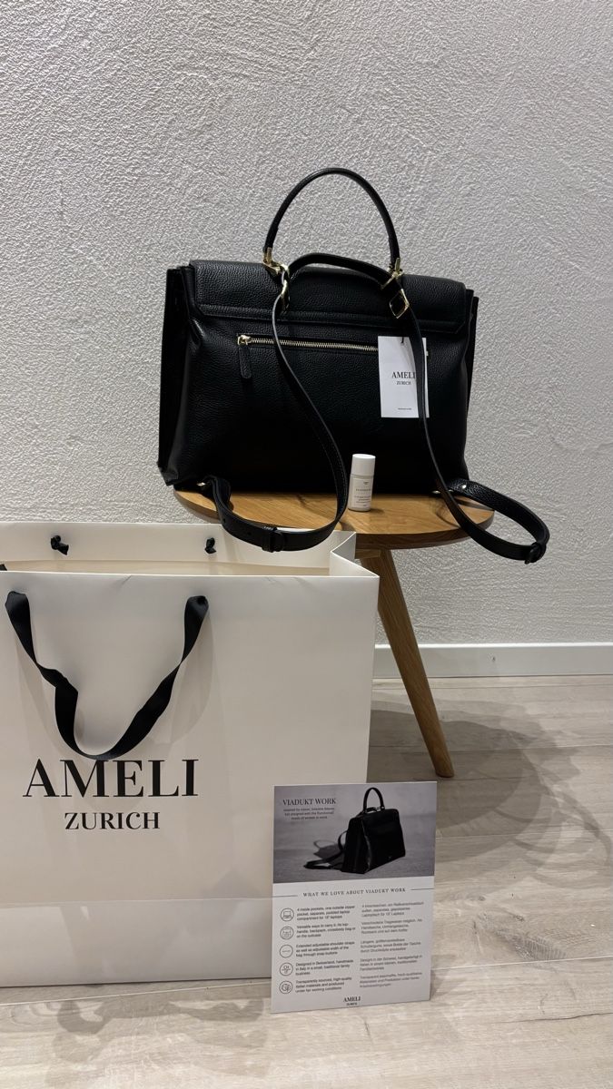 Alemi Taschen für Damen: Ameli (neu Alemi) Tasche Viadukt Work schwarz – Neu (gemäss Beschreibung) aus Wattwil von take.that 4