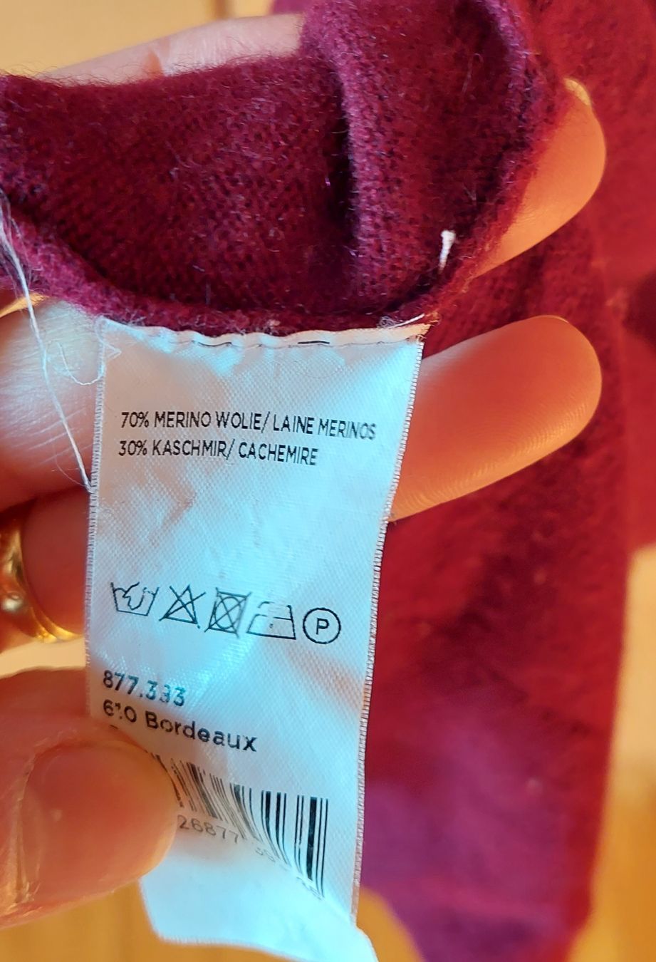 Maddison Pulls & Sweat-shirts: Kaschmir Pullover S, Bordeaux Manor – D'occasion à Schmidrüti par Novemberchind 3