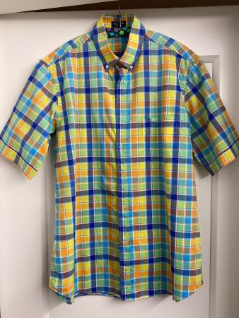 Paul&Shark Hemd, Gr. 41, bunt kariert, Sommerhemd top