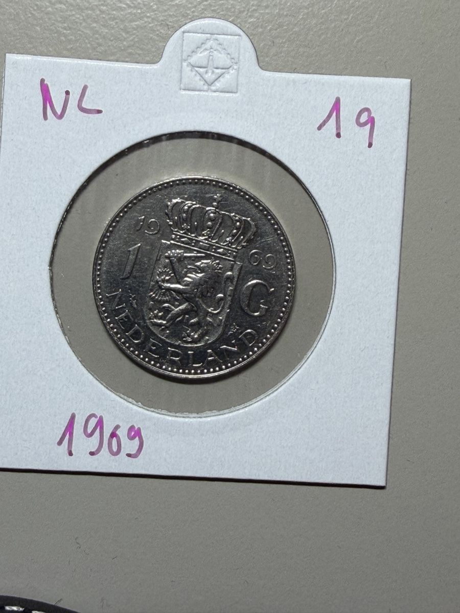 Toutes les monnaies: Pays-Bas - 1 gulden - 1969 – D'occasion à Payerne par Mike1682
