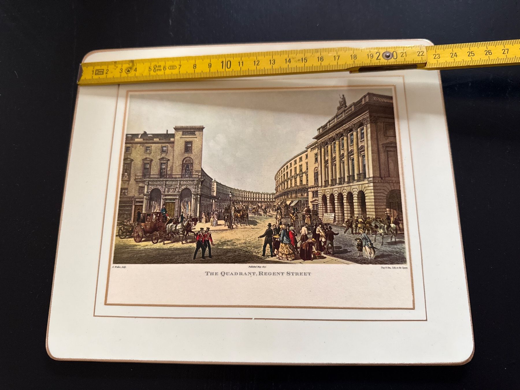 Sottobicchieri: Retro Glasuntersetzer "The Quadrant Regent Street" – Usato da Erstfeld venduto da Uhu1980 2