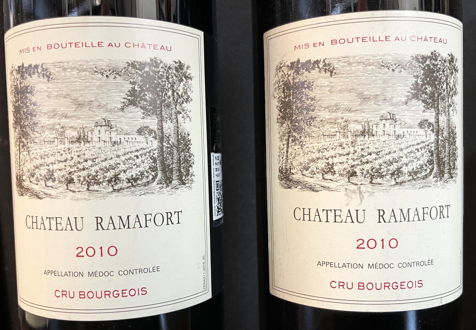 Vino: 2 x 2010 Château RAMAFORT CRU BOURGEOIS – Nuovo e nell'imballaggio originale da Oftringen venduto da Vucki