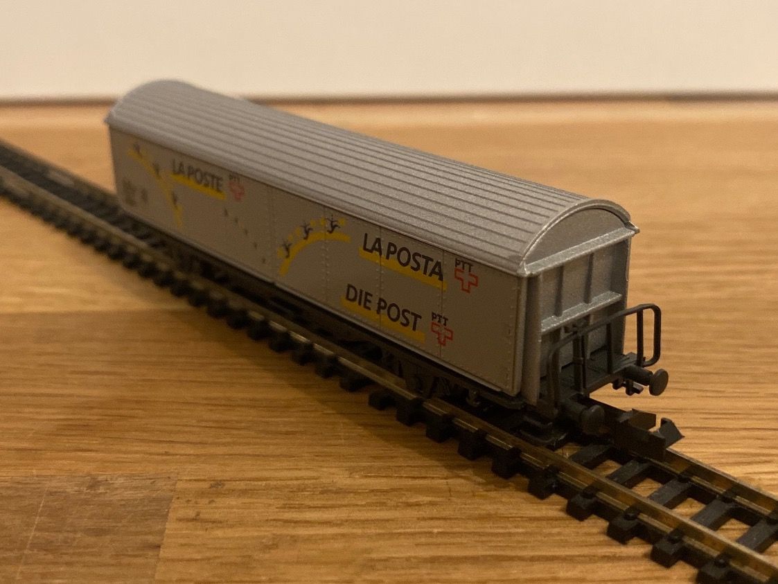 Roco Modellini di ferrovie: Roco 25234 SBB Güterwagen "Die Post" – Nuovo (secondo la descrizione) da Schlierbach venduto da Look8 1