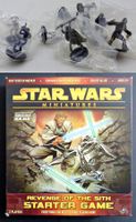 STAR WARS REVENGE SITH STARTER GAME + 8 MINIATURE AF 2005