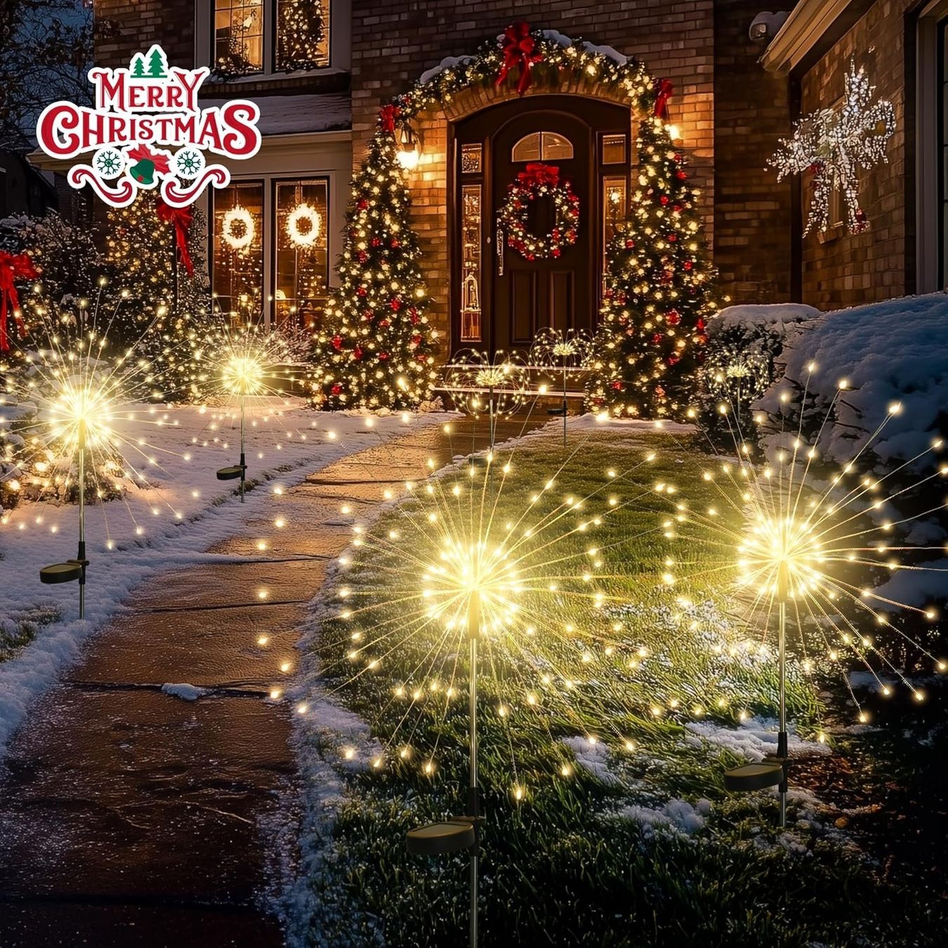 Lampen: 4x Solar LED Feuerwerk Gartenleuchten – Neu und originalverpackt aus Nuglar von SmartLiving24 3