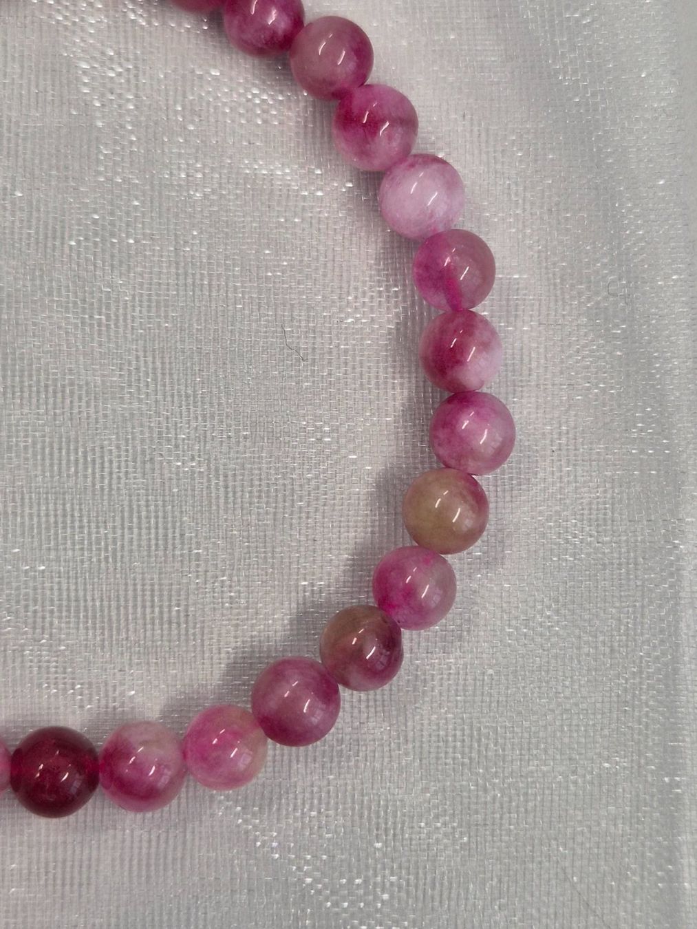 Bracciali & Braccialetti: Wassermelonen Turmalin Armband 6mm – Nuovo e nell'imballaggio originale da Rüti ZH venduto da pep_l9zp 3