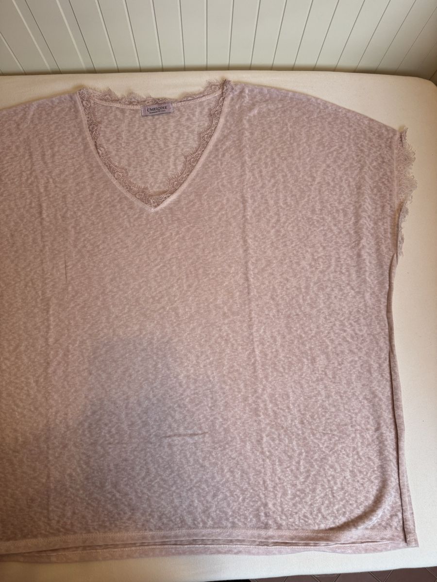 Tops: Haut over size avec dentelle – Neu (gemäss Beschreibung) aus Blonay von Celuna