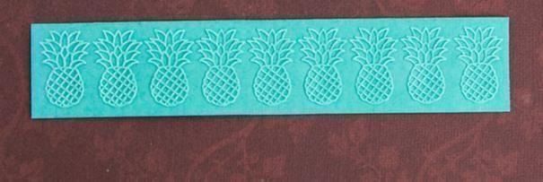Sciablone: Neue Prägeschablone  Ananas-Bordüre – Nuovo e nell'imballaggio originale da Effretikon venduto da wenuss 2