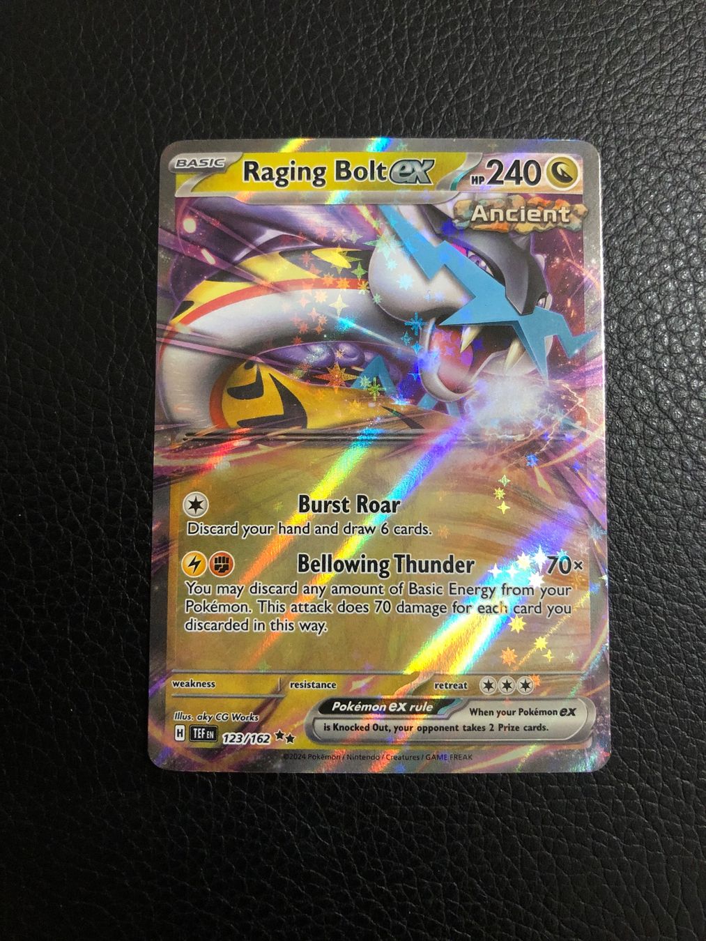 Pokémon Carte collezionabili: Temporal Forces - Raging Bolt ex 123/162 NM Ab 1 – Usato da Paradiso venduto da Pkmn10