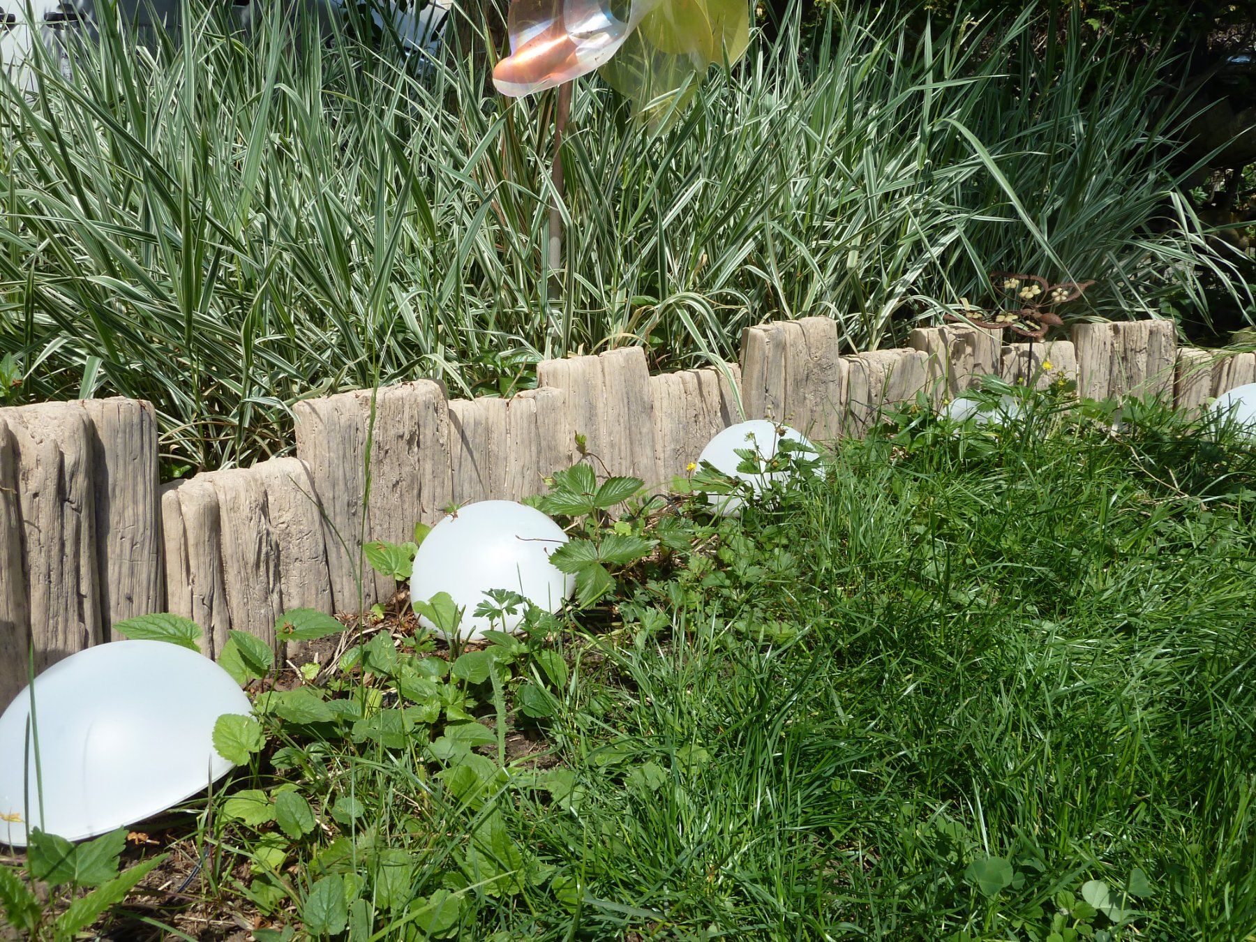 Minerali & Pietre curative: Beton Palisade 60 mit Holzstruktur – Nuovo (secondo la descrizione) da Herbetswil venduto da AHA-Garten 5
