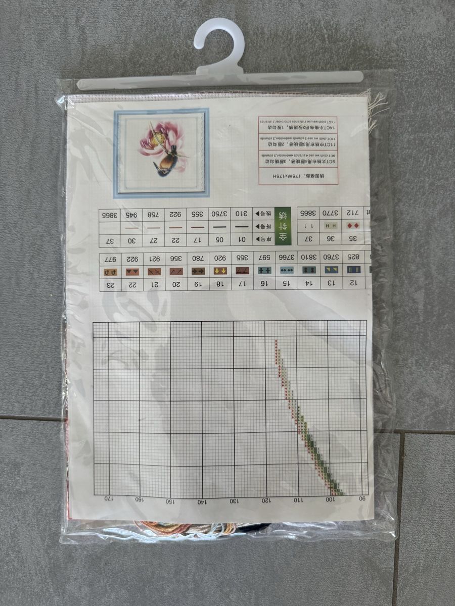 Foto & Immagini: Kreuzstichbild Eisvogel (ca. 36 x 36 cm) mit Vorlage – Nuovo (secondo la descrizione) da Fieschertal venduto da REZELL 1