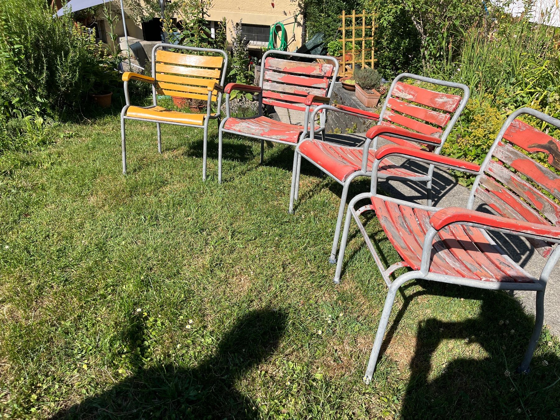 Sedie: Stuhl Garten Vintage Holz – Usato da Zürich venduto da schweinsbraten