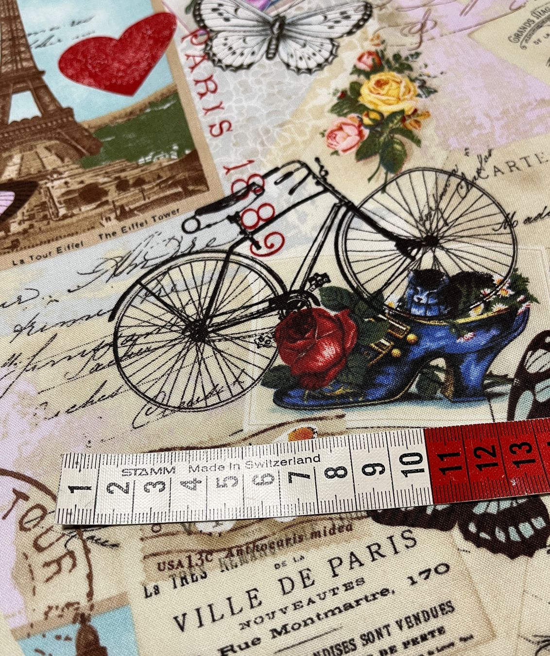 Tissus: Patchworkstoff Paris 3 – Neuf (Voir description) à Seuzach par KreativmitStoff 1