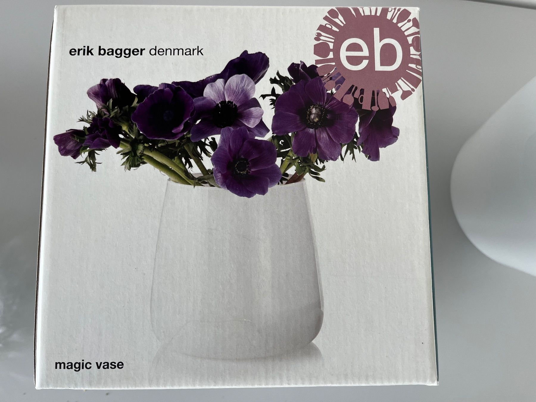 Vasi & Recipienti: ERIK BAGGER DENMARK Magic Vase weiss - NEU 99.- – Nuovo e nell'imballaggio originale da Zollikofen venduto da spunk65 4