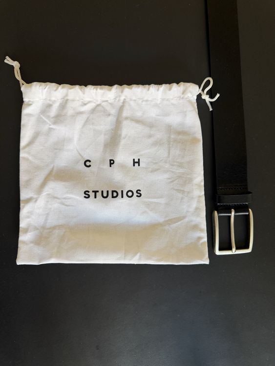 CPH Studios Ledergürtel, neuwertig, Grösse M/L, Schwarz (Neu und ...