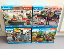 Playmobil Migros Mania 71765, 72037, 72038 und 72040, ovp!