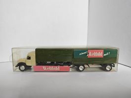 Magirus Sirius (?) Anhängerzug Weltbild 1/87