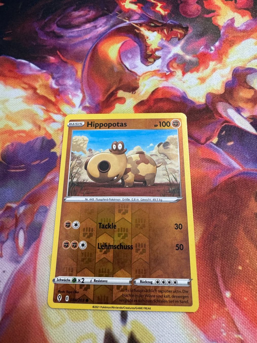 Pokémon Carte collezionabili: Hippopotas (EVS 084) / Reverse Holo / Drachenwandel – Nuovo (secondo la descrizione) da Bülach venduto da CherryBlu