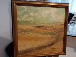 Original Ölgemälde"Carmona" (1983) – Andalusische Landschaft