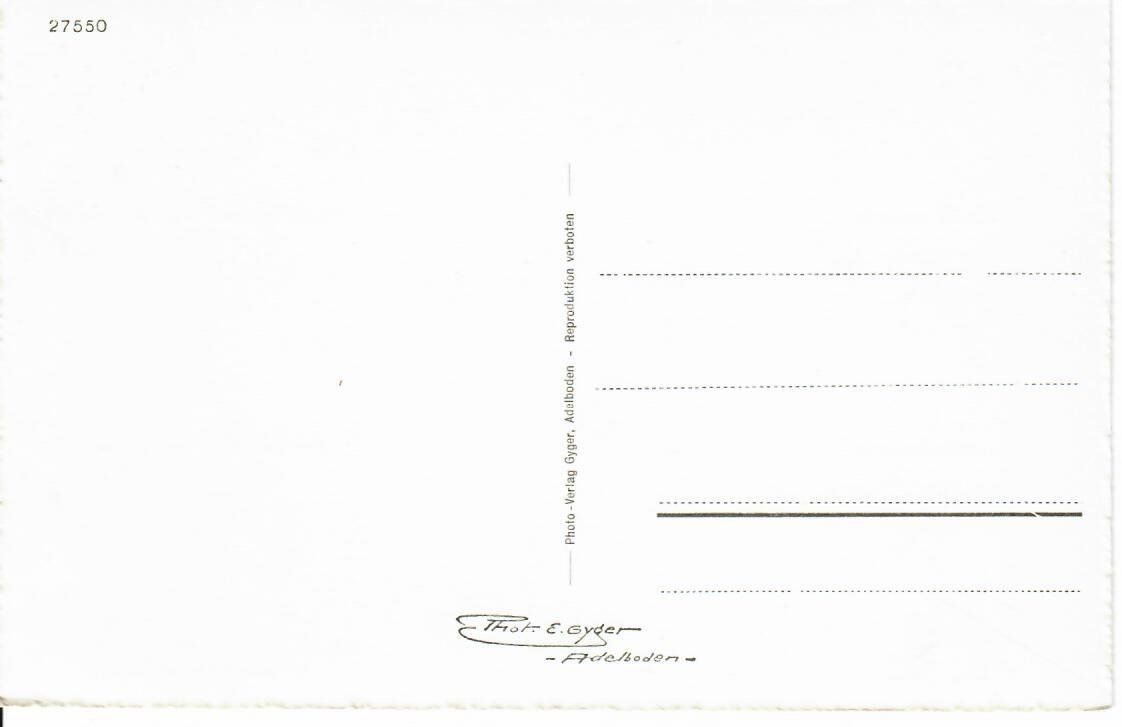 Cartoline postali: Schwenden - Grimmialp – Usato da Hochdorf venduto da Ziegel-16 1
