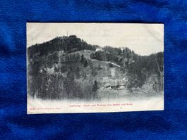 Uetliberg ZH: Ansichtskarte Hotel Uto-Staffel, 1906 gelau...