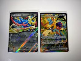 Pokemon Karten Hops Zacian ex.186/159 + Promo Zacian 198🇩🇪