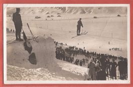 Andermatt - Militär beim Skisprung - 1931