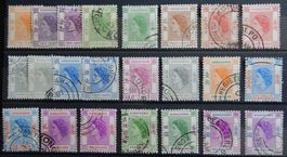 Hong Kong British ex. Kat. 178-191 gest. 1954