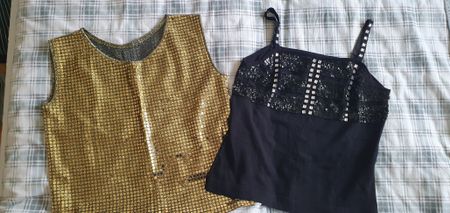 2x Damen Tops - Gr. L