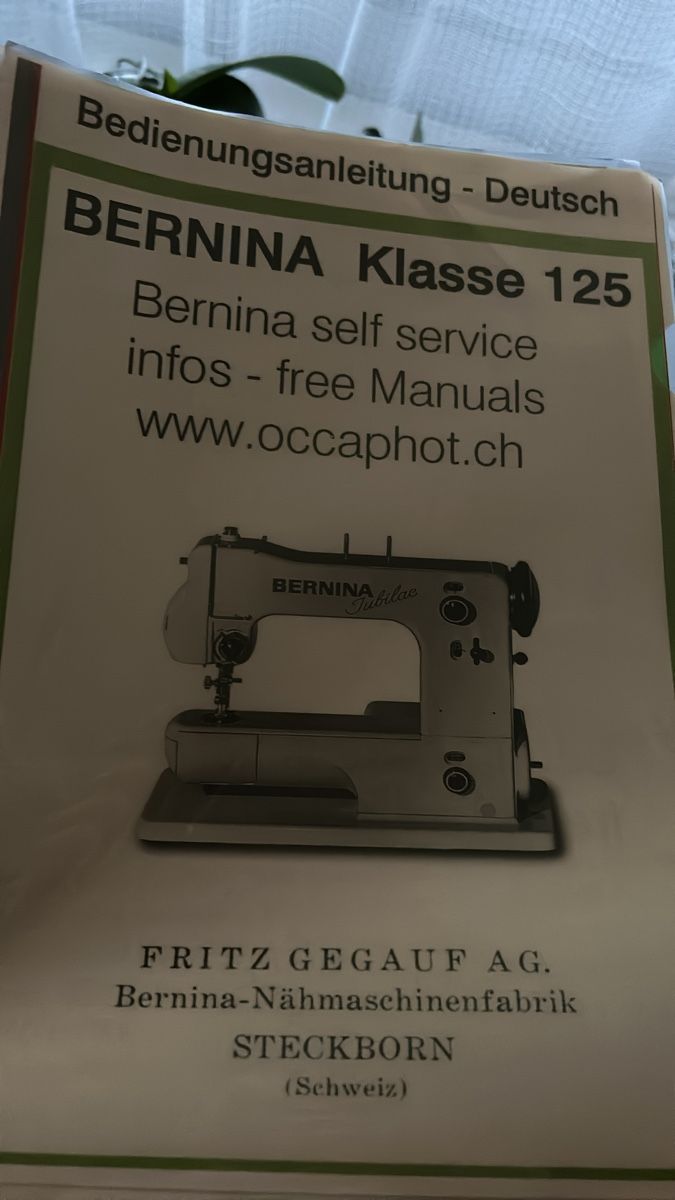 Bernina Macchine da cucire: Bernina 125 – Usato da Zürich venduto da wipiga 4