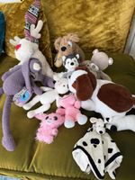 Kinderpaket: Plüschtiere/ Stofftiere/ 13 St