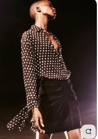 Saint Laurent, mini jupe en daim