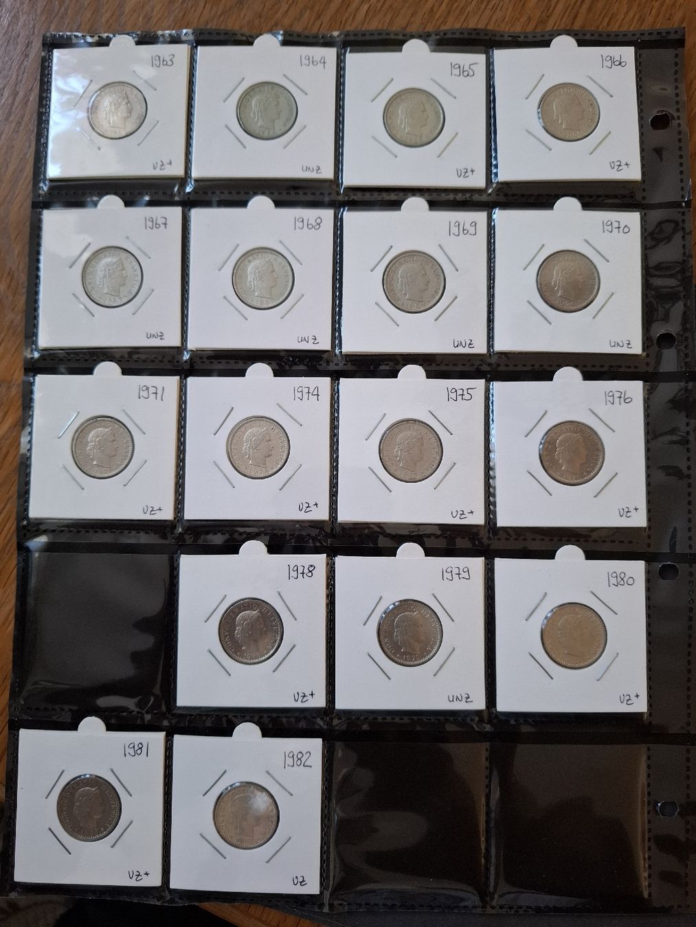 Tutti le monete: 20 Rappen Sammlung nr.29 – Usato da Hunzenschwil venduto da Hardrock6 3
