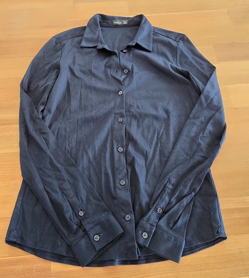 Van Laack Camicette: van Laack Damenbluse Gr. 34 dunkelbau elegant – Nuovo (secondo la descrizione) da Meggen venduto da Scollection
