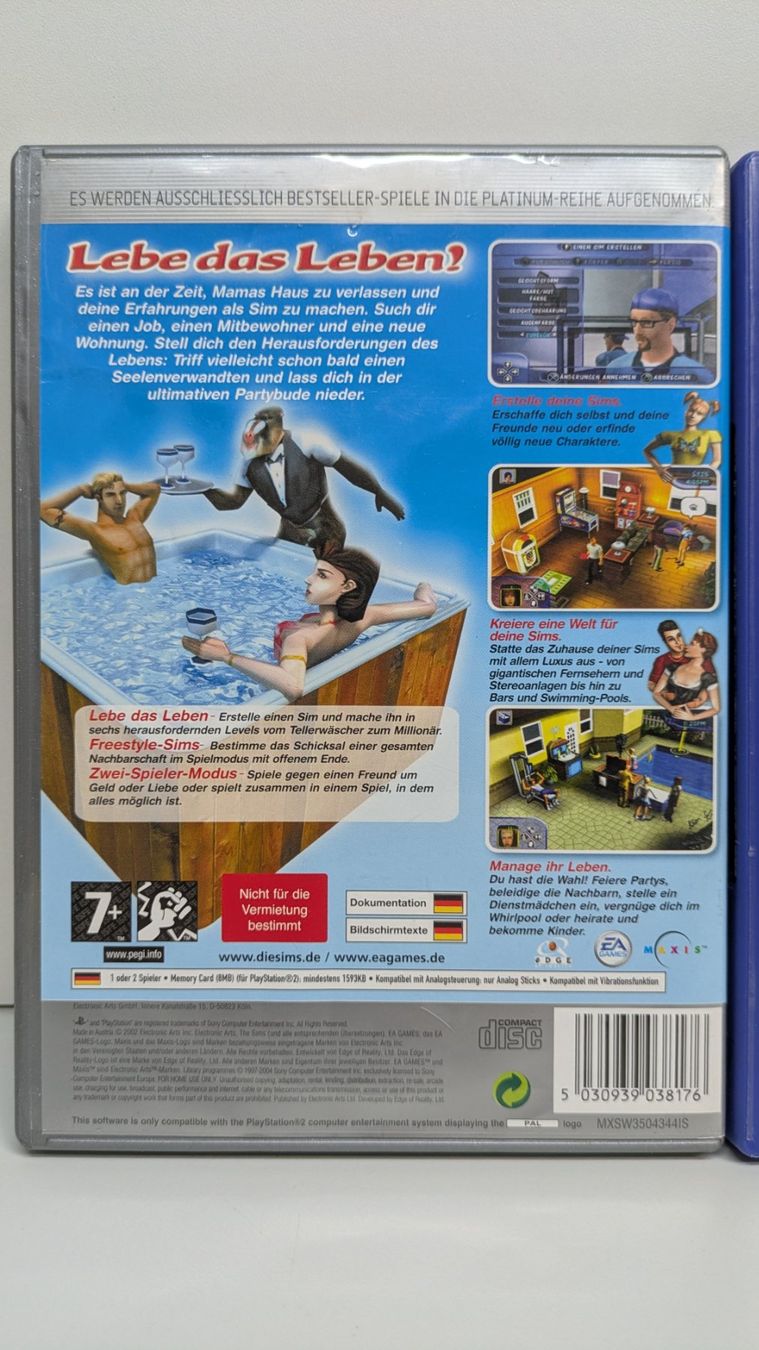 Giochi: Die Sims Sammlung für PlayStation 2 – Usato da Menziken venduto da mame18 2