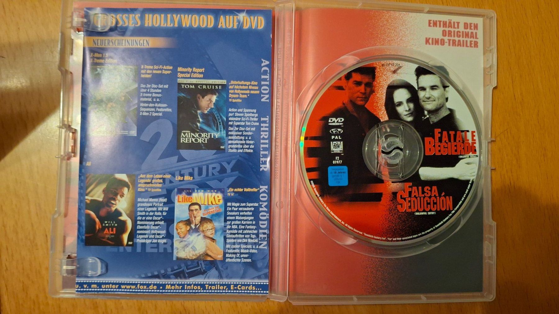 Alle DVDs: Fatale Begierde – Gebraucht aus Bern von FloridaPanthers 1