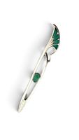 Jugendstil Brosche 900 Silber Art Nouveau antique 