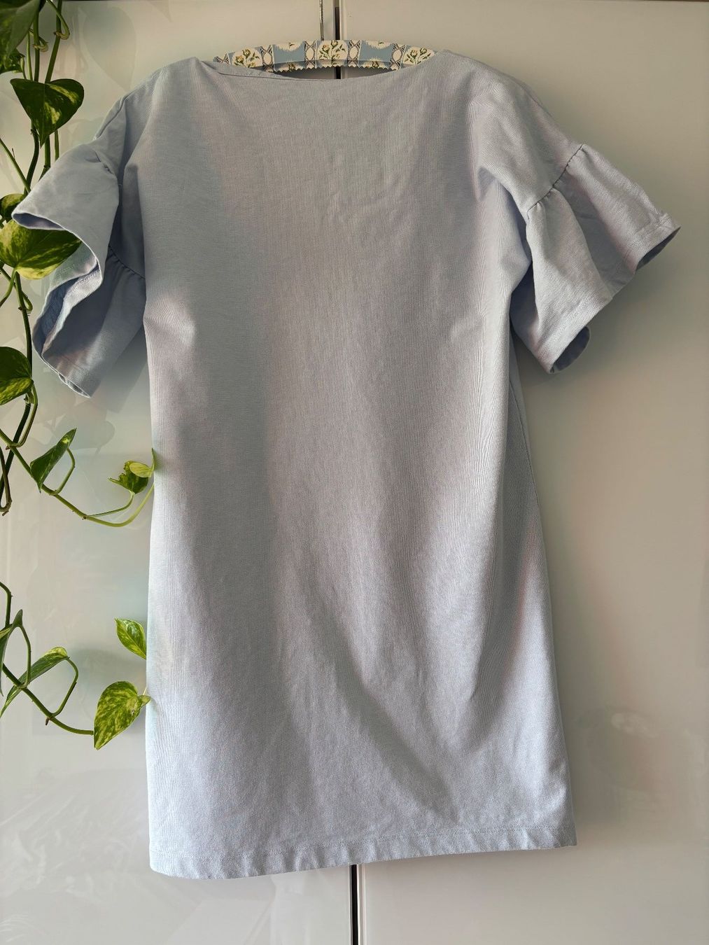 H&M T-shirt: H&M hellblaues Longshirt/Minidress Gr. 34 – Usato da Zürich venduto da missmodernage 2